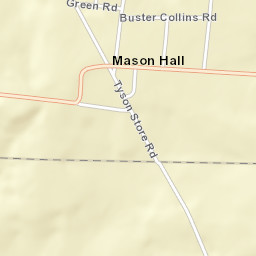 Mason Hall Tennessee Street Map
