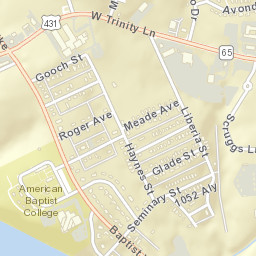 Brooklyn Heights Tennessee Street Map