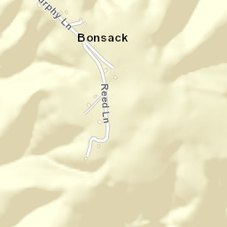 Bonsack Tennessee Street Map