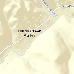 Hinds Creek Valley Tennessee Street Map