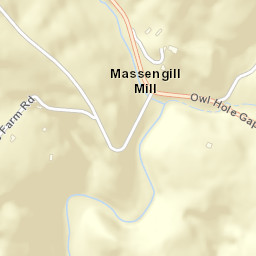 Massengill Mill Tennessee Street Map