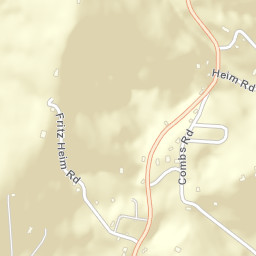 Cherokee Tennessee Street Map