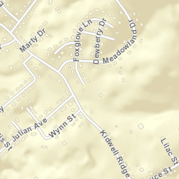 Taylor Estates Tennessee Street Map