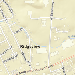 Westivew Woods Tennessee Street Map