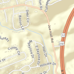 The Colonies Tennessee Street Map