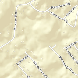 Windvue Estates Tennessee Street Map