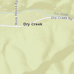 Dry Creek Tennessee Street Map