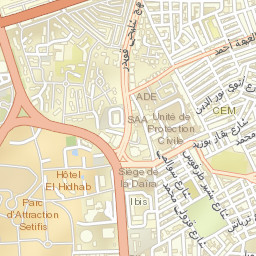 Sétif Street Map