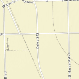 400-498 E Lindmore St Lindsay CA Street Map