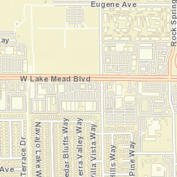 7290 West Lake Mead Boulevard Las Vegas Street Map