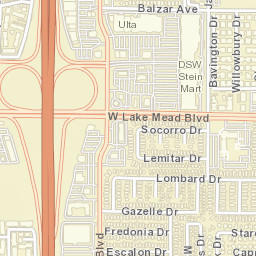 2080 North Rainbow Boulevard, Las Vegas Street Map