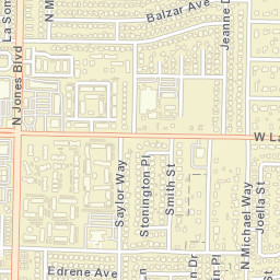 5913 West Eugene Avenue Las Vegas NV Street Map