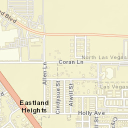 3817 Melody Lane, Las Vegas, NV 89108 Street Map