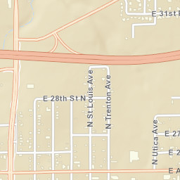 1500-1598 Mohawk Boulevard, Tulsa, OK Street Map