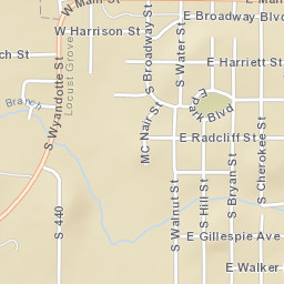 Wyandotte Street, Locust Grove, OK Street Map