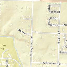 842-936 North Dogwood Street Siloam Springs AR Street Map