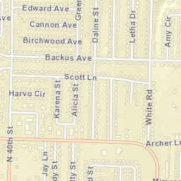 3801-3999 Willowood Avenue, Springdale Street Map