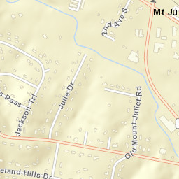 Settlers Knob Tennessee Street Map