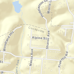 Deberry Heights Tennessee Street Map