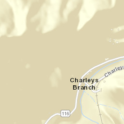Charleys Branch Tennessee Street Map