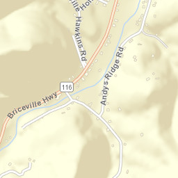 Fraterville Tennessee Street Map