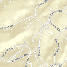Norris Tennessee Street Map