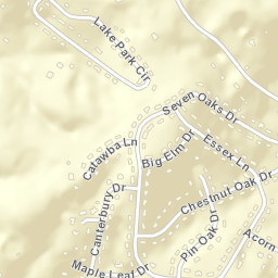 Seven Oaks Tennessee Street Map