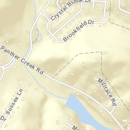 Panther Lake Tennessee Street Map