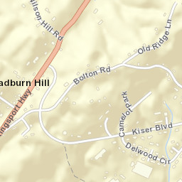 Wedgewood Hills Tennessee Street Map