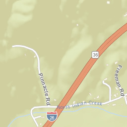 James H. Quillen Parkway, Cherokee National Forest, Unicoi, T Street Map