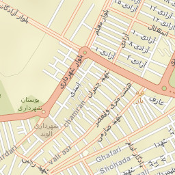 Alvand Street Map