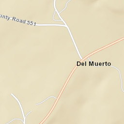 Del Muerto Arizona Street Map
