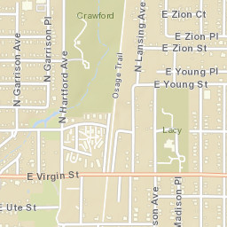 534-598 E Zion Pl Tulsa OK 74106 Street Map