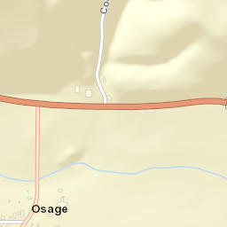 Osage Arkansas Street Map