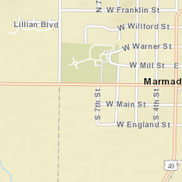 6744-6804 Arkansas 34 Marmaduke Street Map