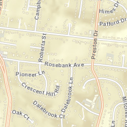 Rosebank Tennessee Street Map