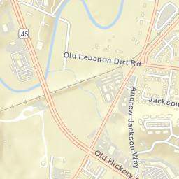 Travis Tennessee Street Map