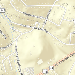 Willow Springs Tennessee Street Map