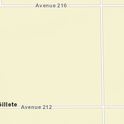 Gillete California Street Map