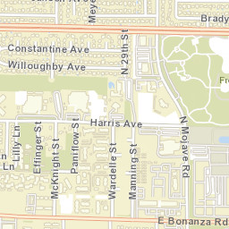 2900 East Vandament Street, Las Vegas, NV Street Map