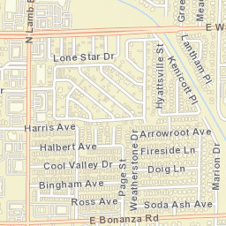 4380 East Bonanza Road, Las Vegas, NV Street Map