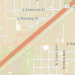 1251-1299 E Pine St Tulsa OK 74106 Street Map