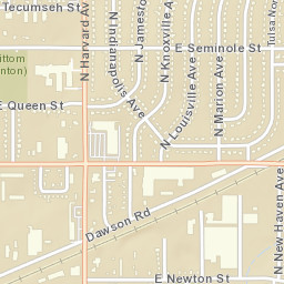 1409-1499 N New Haven Ave Tulsa Street Map