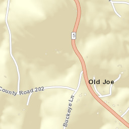 Old Joe Arkansas Street Map