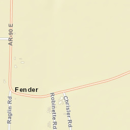 Fender Arkansas Street Map