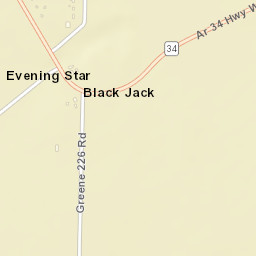 Evening Star Arkansas Street Map