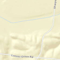 Locust Grove Tennessee Street Map