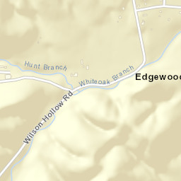 Edgewood Tennessee Street Map