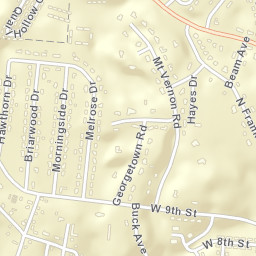 1142-1164 Melrose Drive Cookeville TN Street Map