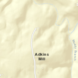 Adkins Mill Tennessee Street Map